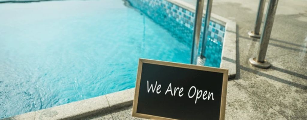 pool opening 