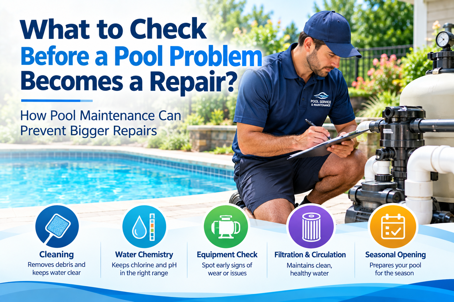 swimming pool repair service in Kennesaw ga